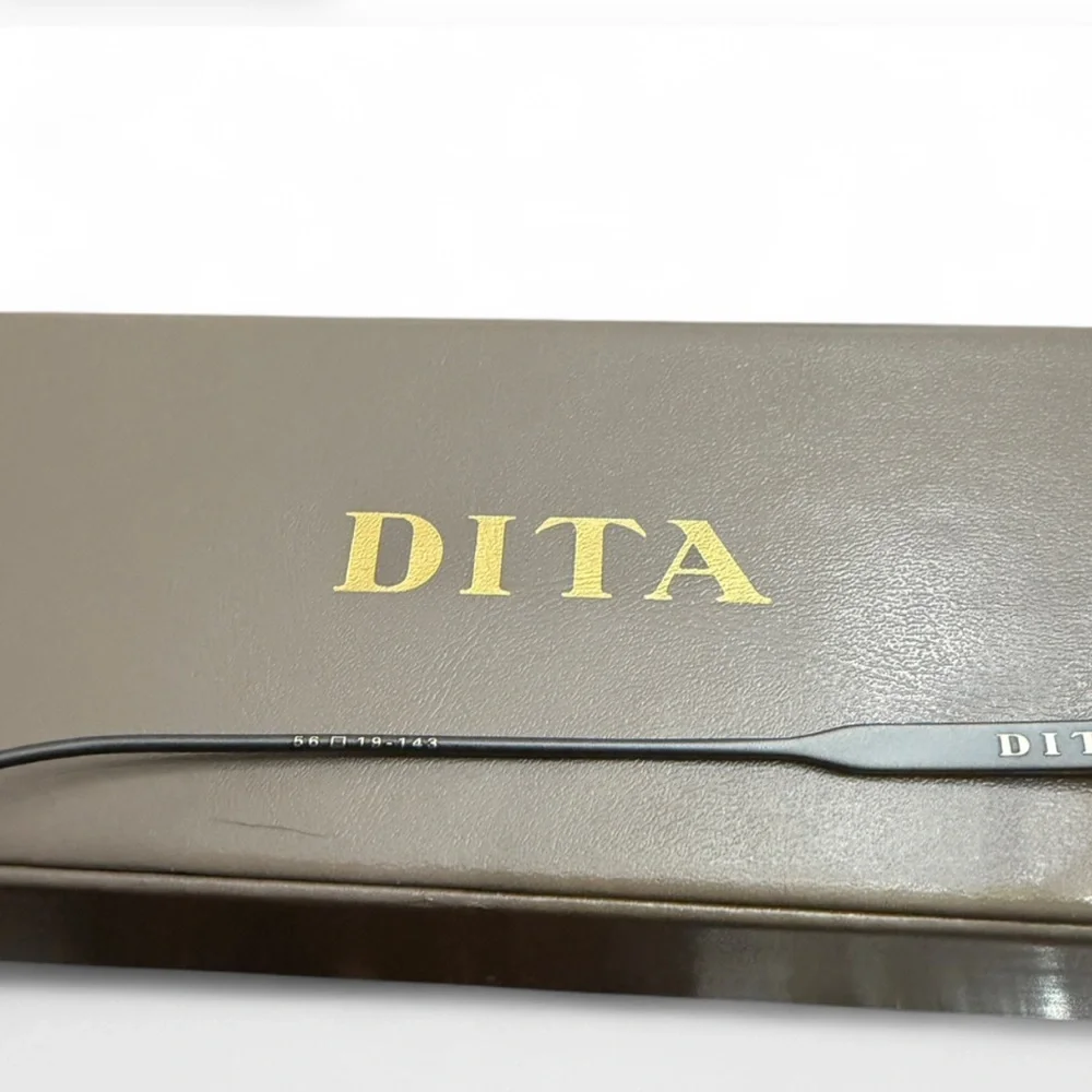 DITA Flight.009 Golden Lens Pilot Unisex Aviator Glasses (56-19-143 mm) [NWT]